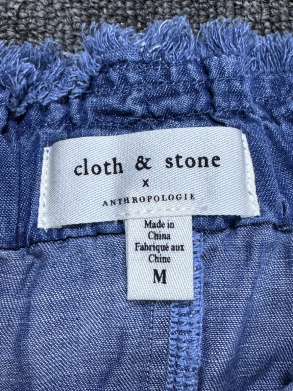 Cloth & Stone 100% Tencel Blue Midi Skirt Size Medium - Picture 14 of 15